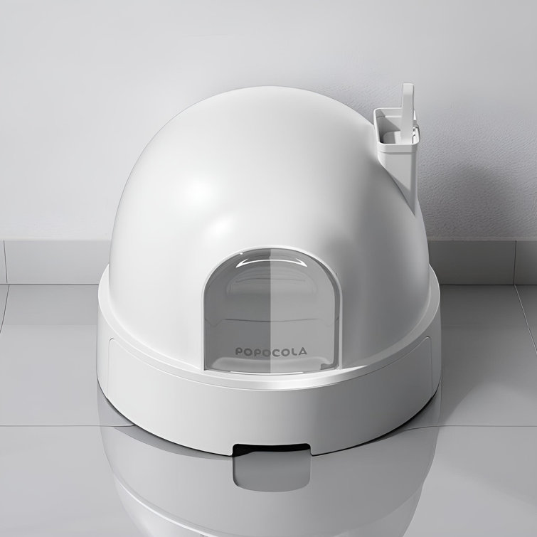 Snowy House Cat Litter Box Fully Enclosed Oversized Deodorized Odorproof Splash Proof Cat Litter Box Cat Toilet Drawer Type Snowy House Cat